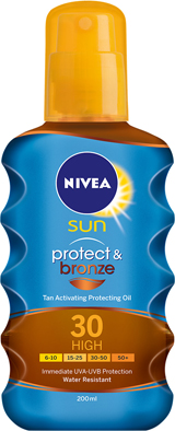 NIVEA Sun Protect  Bronze ulje u spreju SPF 30