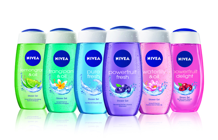 NIVEA gelovi za tusiranje