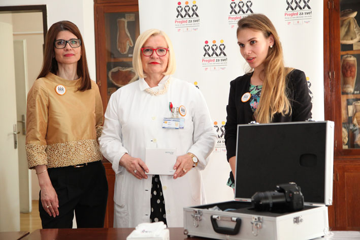 Nada Miletic Nevajda prof. dr Medenica i Sandra Pajovic