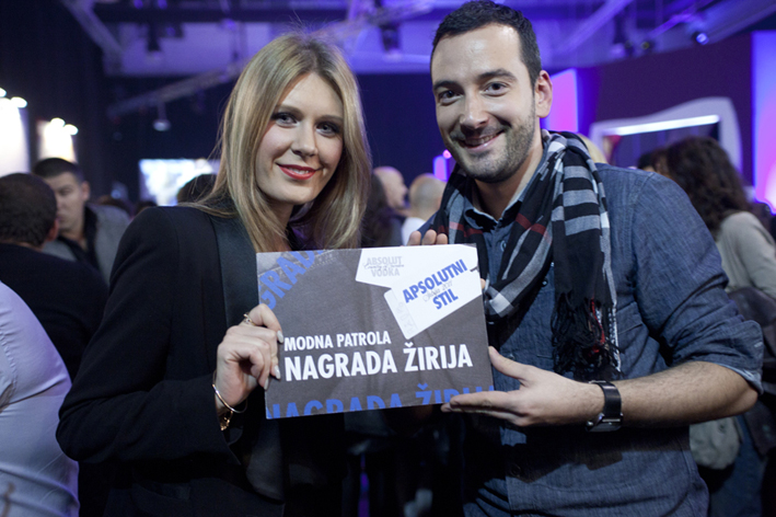 Lea Litricin - pobednik Apsolutni stil konkursa i Milos Nadazdin - clan zirija