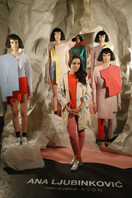 Ana Ljubinkovic i modeli u kreacijama iz nove kolekcije