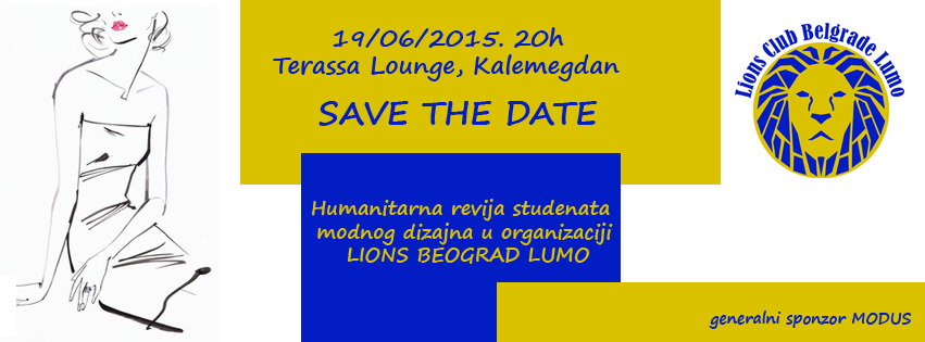 Lions Beograd Lumo humanitarna modna revija
