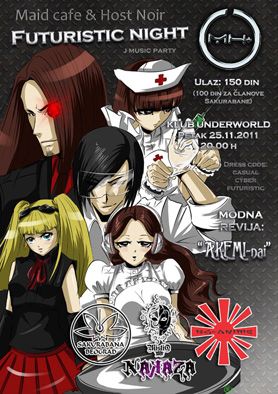 Maid-cafe-Host-Noir-Futuristic-night