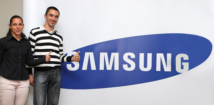 Marina_Petkovic,_Slobodan_Mirovic_-_Samsungovi_nosioci_Olimpijske_baklje_za_Srbiju