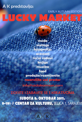 PLAKAT LUCKY MARKET 8 OKTOBAR