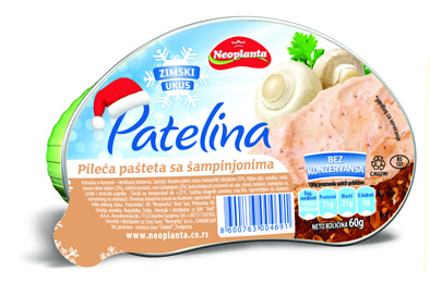 Pileca pasteta sa sampinjonima - Patelina zimski ukus
