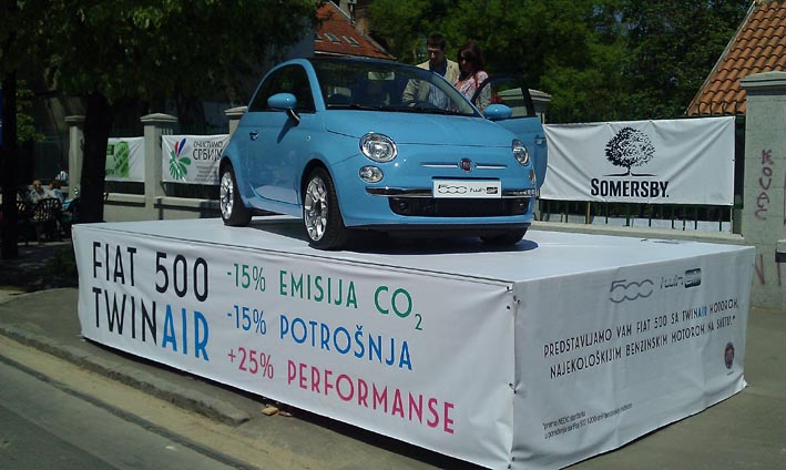 Revolucionarni Fiat 500 TwinAir na Supernatural festivalu