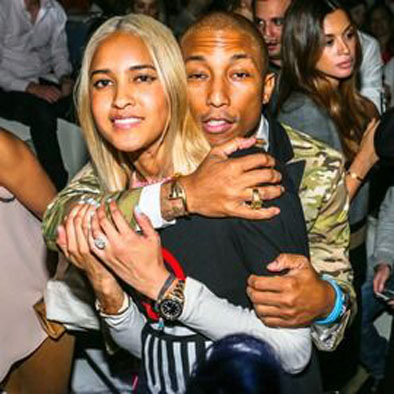 Helen Lasichanh and Pharrell Williams