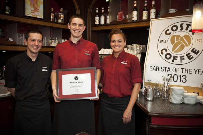 Igor Stankovic najbolji Costa Barista 1