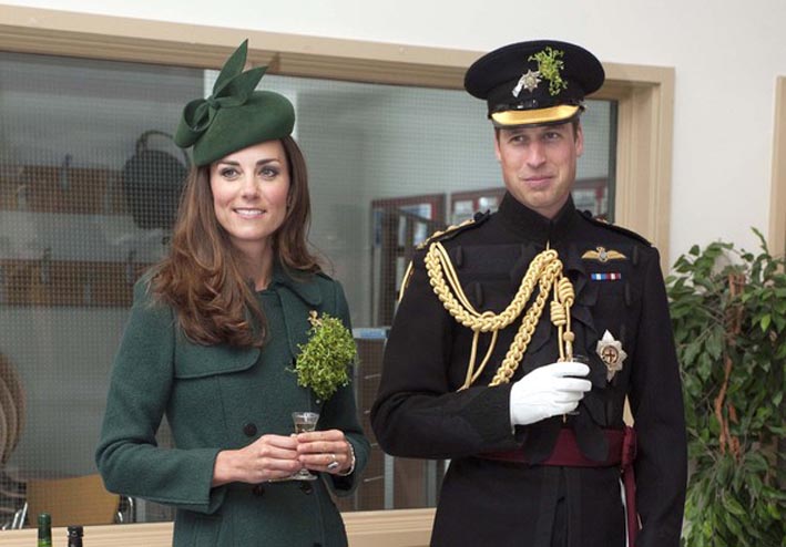 Kate Middleton William St Patrick Day