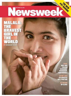 Malala Yousafzai on NEWSWEEK-