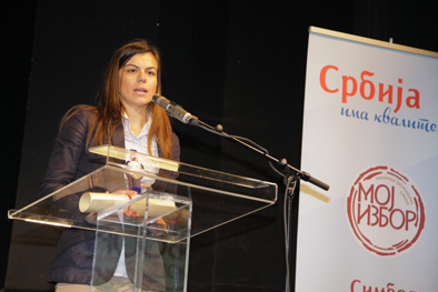 Zeljka Stoicic Nestle Adriatic Dodela priznanja Moj izbor 2013