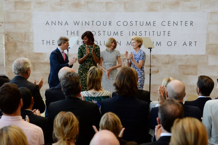misel obama ana vintur met gala