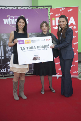 Tijana Popovic iz Mars Srbija, Milica Rankovic iz Udruzenja Fenix i Viktorija Radojevic iz Idee