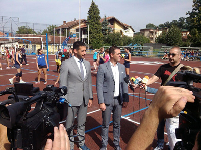 Vanja Udovicic na otvaranju terena