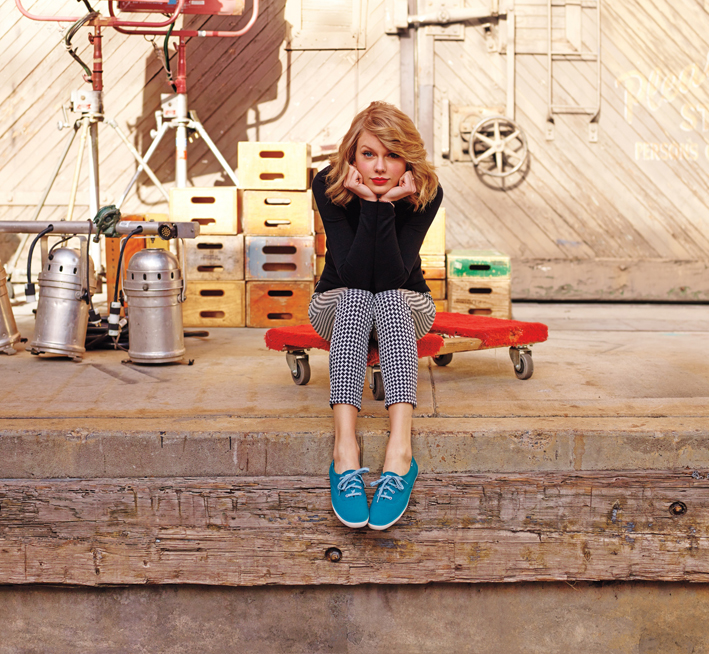 Taylor Swift Keds Collection photoshoot by Dewey Nicks