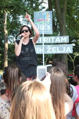 Nastup Sare Jovanovic na Adi Ciganliji