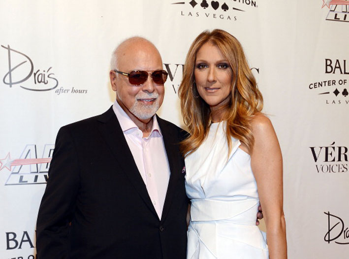 Rene Angelil and Celine Dion