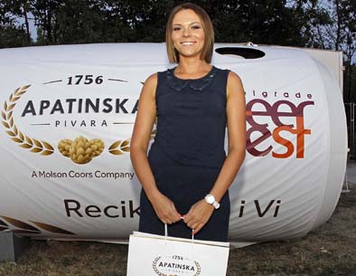 Pobednica takmicenja Lijana Stankovic