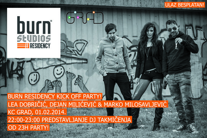 burnResidency zurka FLAJER