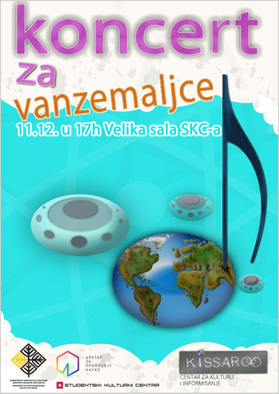 KONCERT ZA VANZEMALJCE plakat