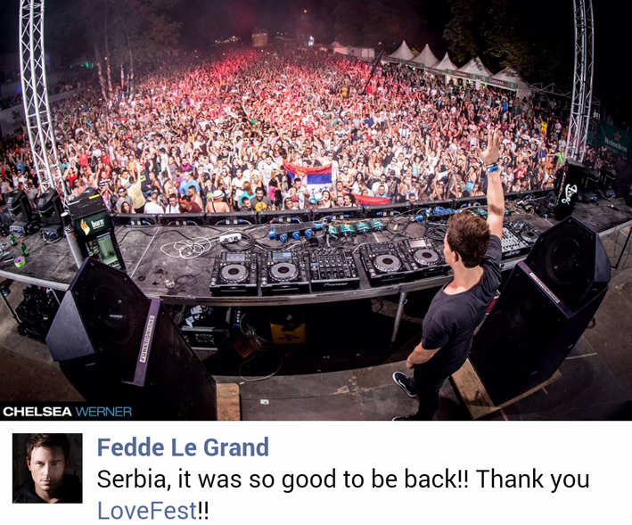 Fedde Le Grand-izjava
