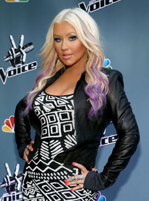Christina Aguilera Voice Press Junket