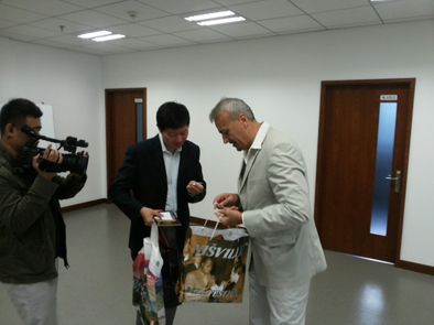 Guan Xin i Ivan Blagojevic u Ministarstvu kulture Kine