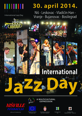 JAZZ DAY   plakat - Serbia - 6 cities