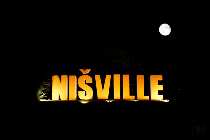 Nisville logo na bedemu Tvrdjave 2
