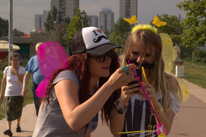 Saska Jankovic sa snimanja spota 2