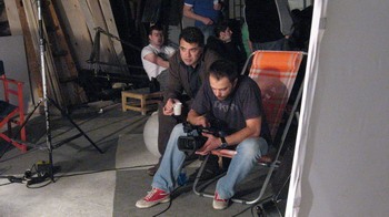 Džima (direktor fotografije) i Bandži (one man film crew) mc-stojan-tina-ivanovic-10