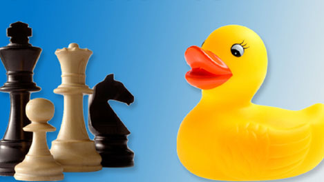 chess rubber duck toy hallof fame