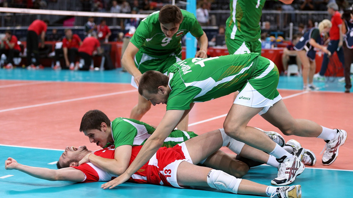 Bulgaria celebrates win over Germany