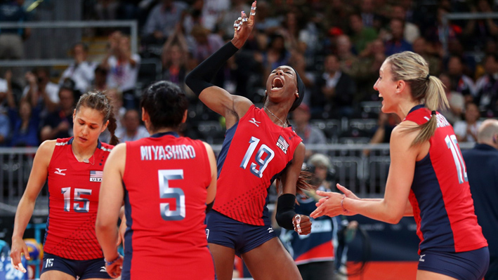 USA celebrates after defeating the Republic of Korea