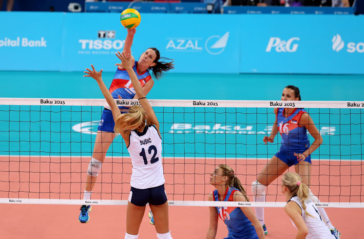 Odbojka SRB-CRO Jelena Nikolic