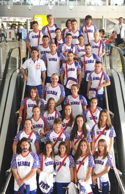 Prvi sportisti Srbije koji su krenuli put Bakua