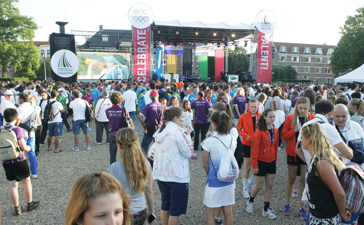 Sportisti na svecanom zatvaranju