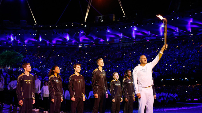 Sir Steve Redgrave Olympic Flame