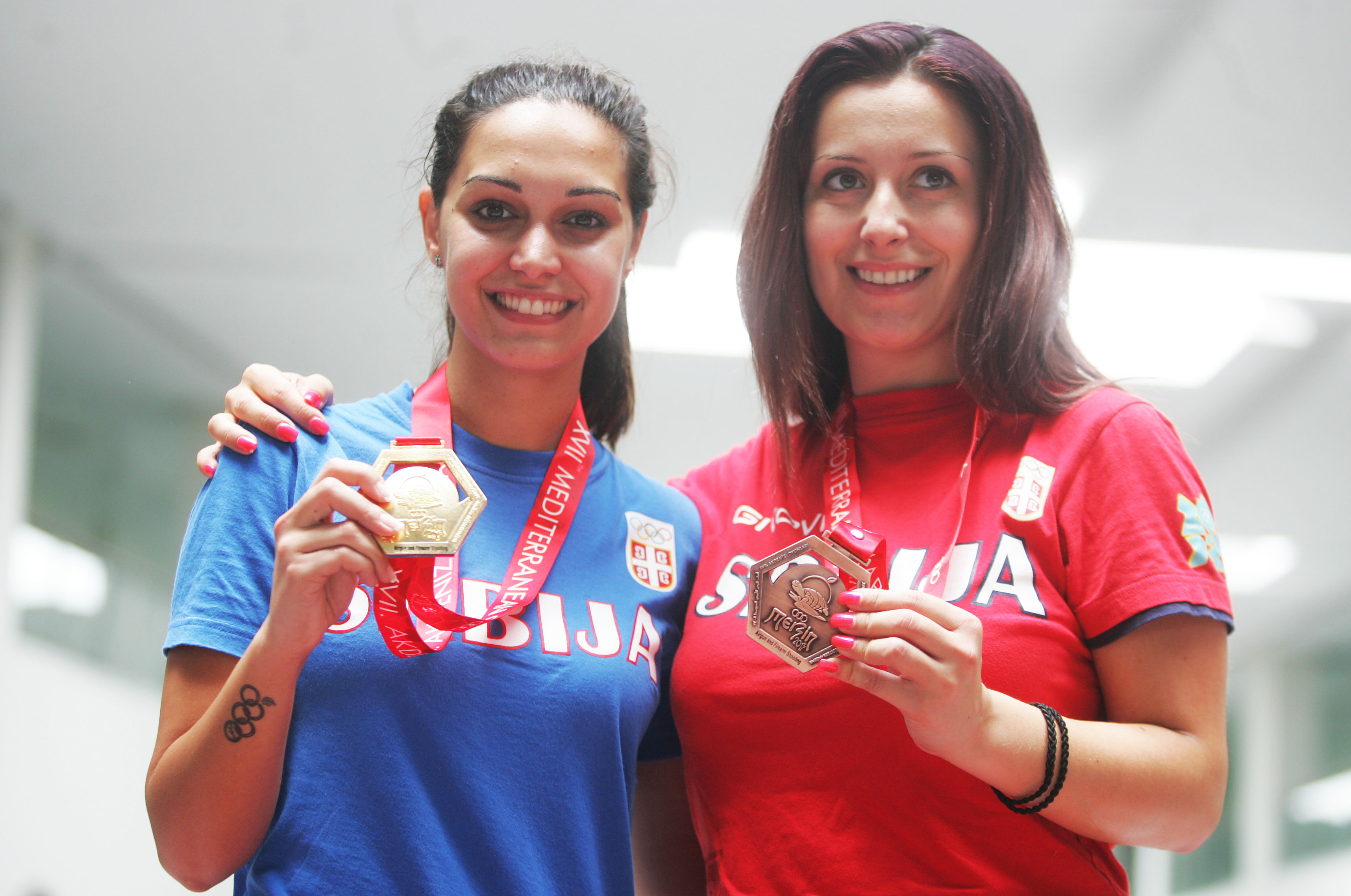 Ivana i Andrea sa medaljama