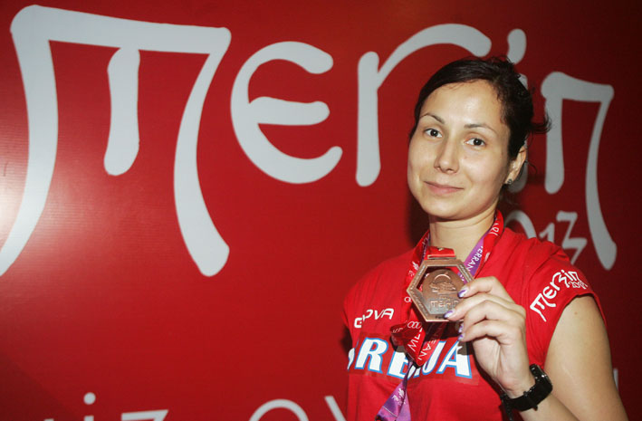 Smiljka Rodic sa medaljom