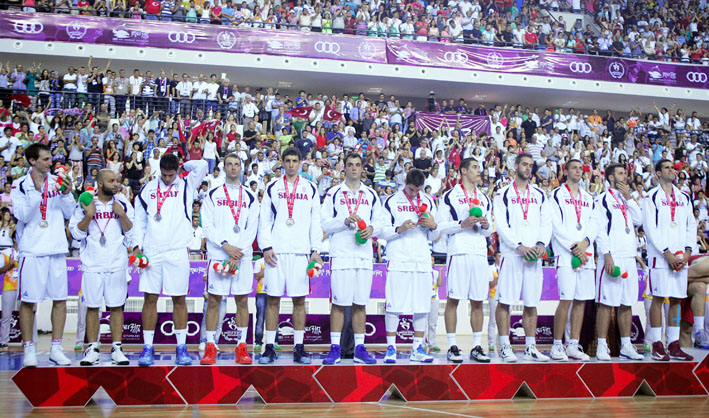 Srebro za kosarkase Srbije