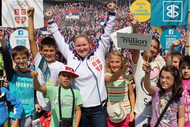 Olimpijsko druzenje u Leskovcu sa Zoranom Arunovic