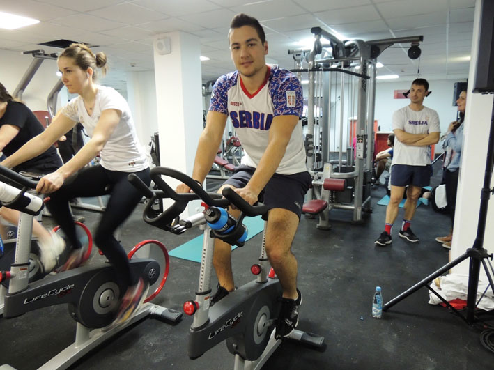 Vukicevic na biciklu