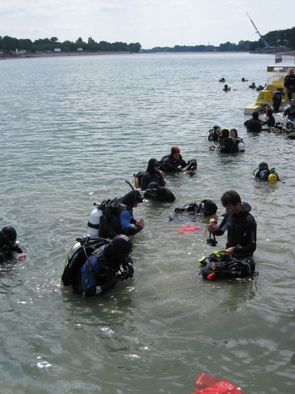 pocetak ciscenja jezera