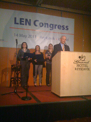 Predsednik LEN federacije Mr Nory Kruchten