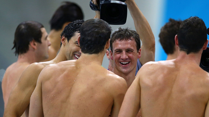 Ryan Lochte of the United States