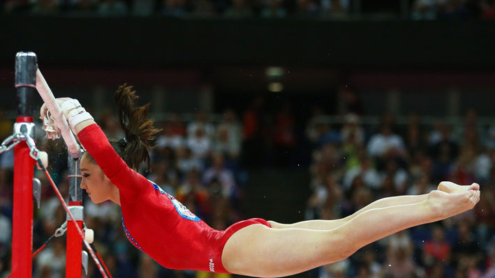 Aliya Mustafina of Russia