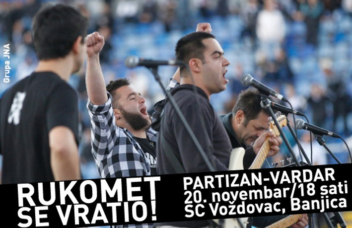 Rukomet se vratio Grupa JNA