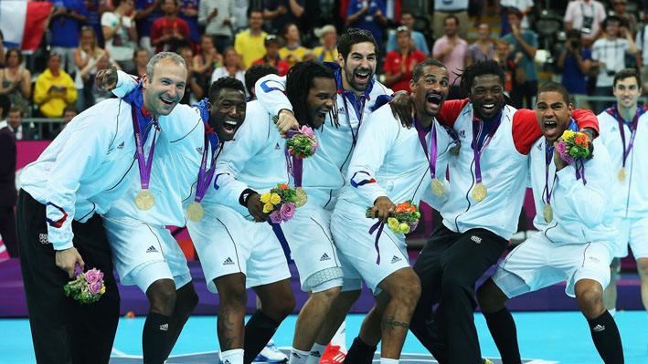 France celebrates gold